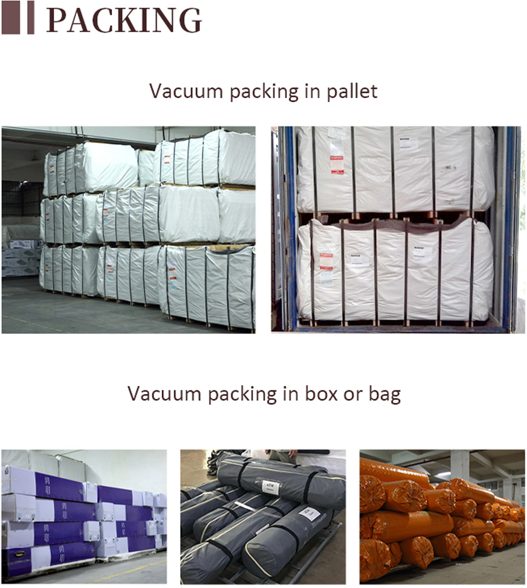 Packing of Single Spring Bed Mattress